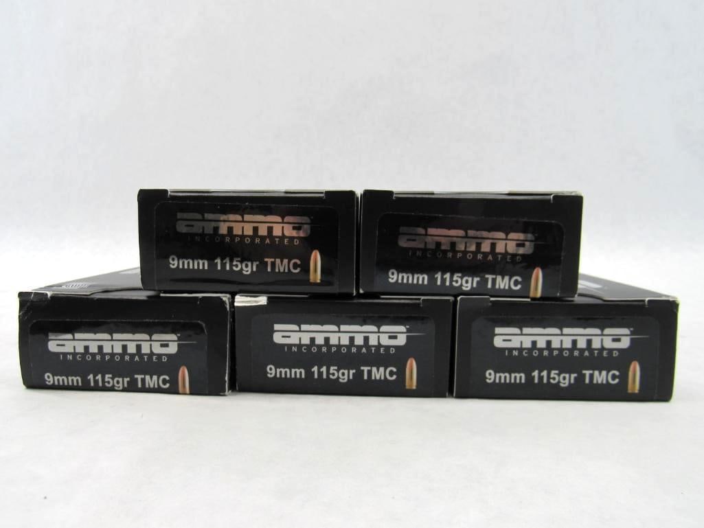 (250) Ammo Inc. 9mm Luger Cartridges (1 of 2)