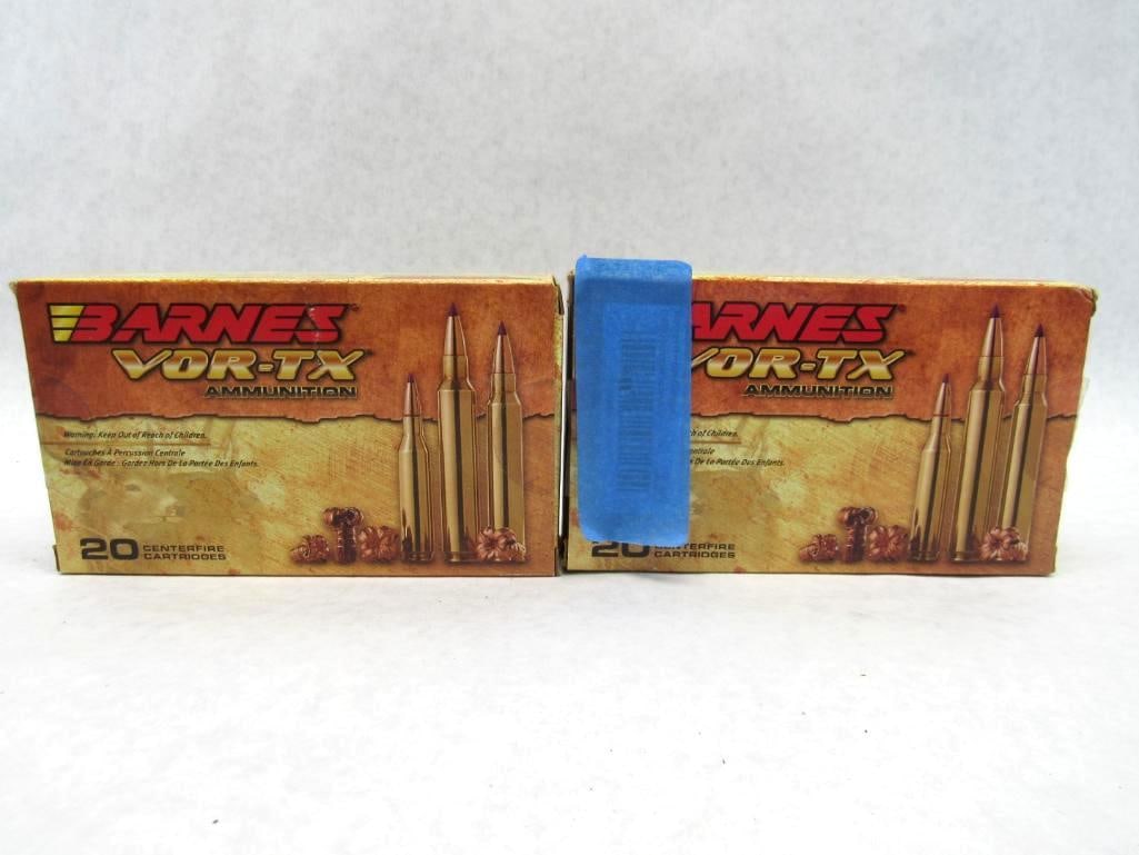 (2) Boxes of Barnes .338 Winchester Magnum Brass: (2) Boxes of Barnes .338 Winchester Magnum Brass