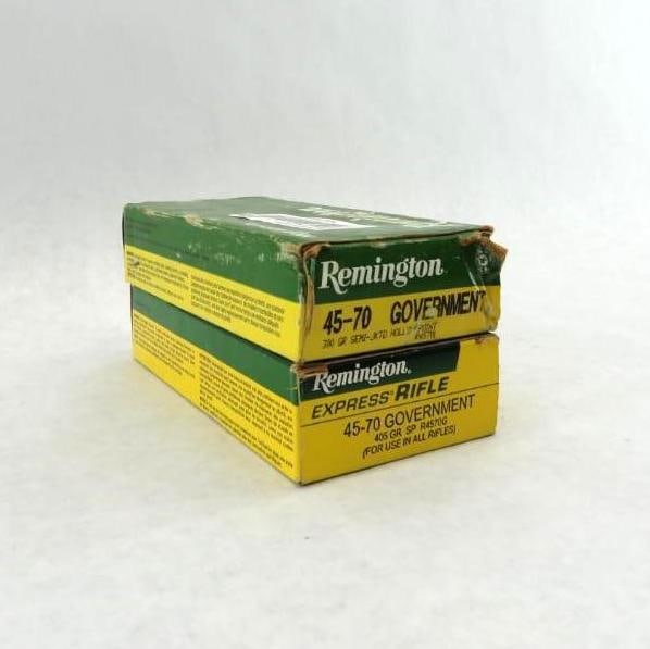 (40) Remington .45-70 Cartridges: 300 Gr. & 405 Gr.