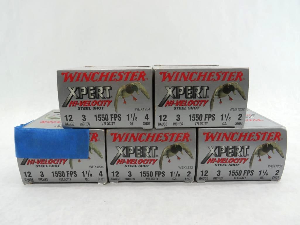 (125) Winchester Xpert 12 Ga. 3" Steel Shot Shotgun Shells (1 of 5)