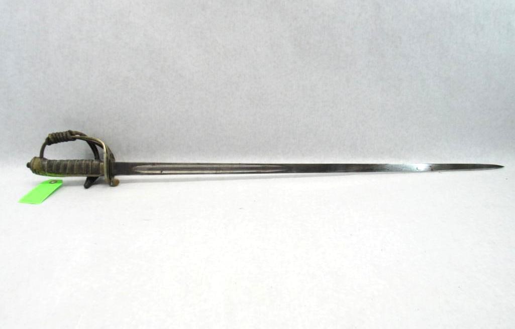 British 1892 Pattern Indian Army Officer's Sword: made by Harman, with scabbard