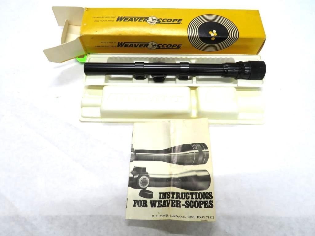 Vintage Weaver V22-A Rimfire Rifle Scope: Vintage Weaver V22-A Rimfire Rifle Scope