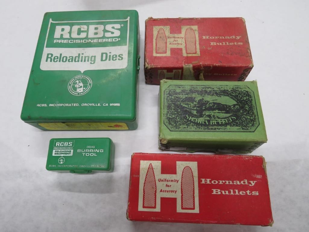 .44 Magnum Reloading Dies, Bullets & Burring Tool (1 of 10)