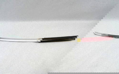 Contemporary Katana Samurai Sword: with scabbard and cloth case; 38" in length