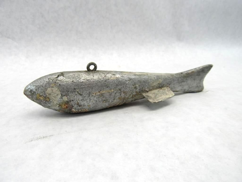 Antique Lake Champlain Ice Fishing Decoy: Antique Lake Champlain Ice Fishing Decoy