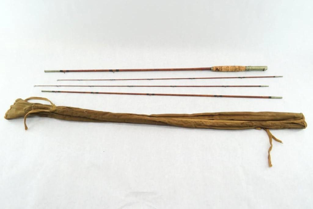 Antique "Superb" Bamboo Fly Rod (1 of 4)