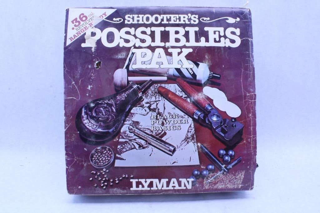 Lyman .36 Cal. Shooter's Possibles Pack: Lyman .36 Cal. Shooter's Possibles Pack