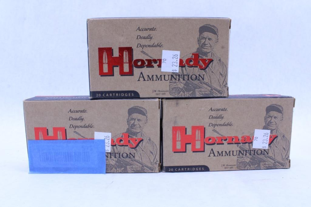 (3) Boxes of Hornady 6.8mm SPC Cartridges: (3) Boxes of Hornady 6.8mm SPC Cartridges