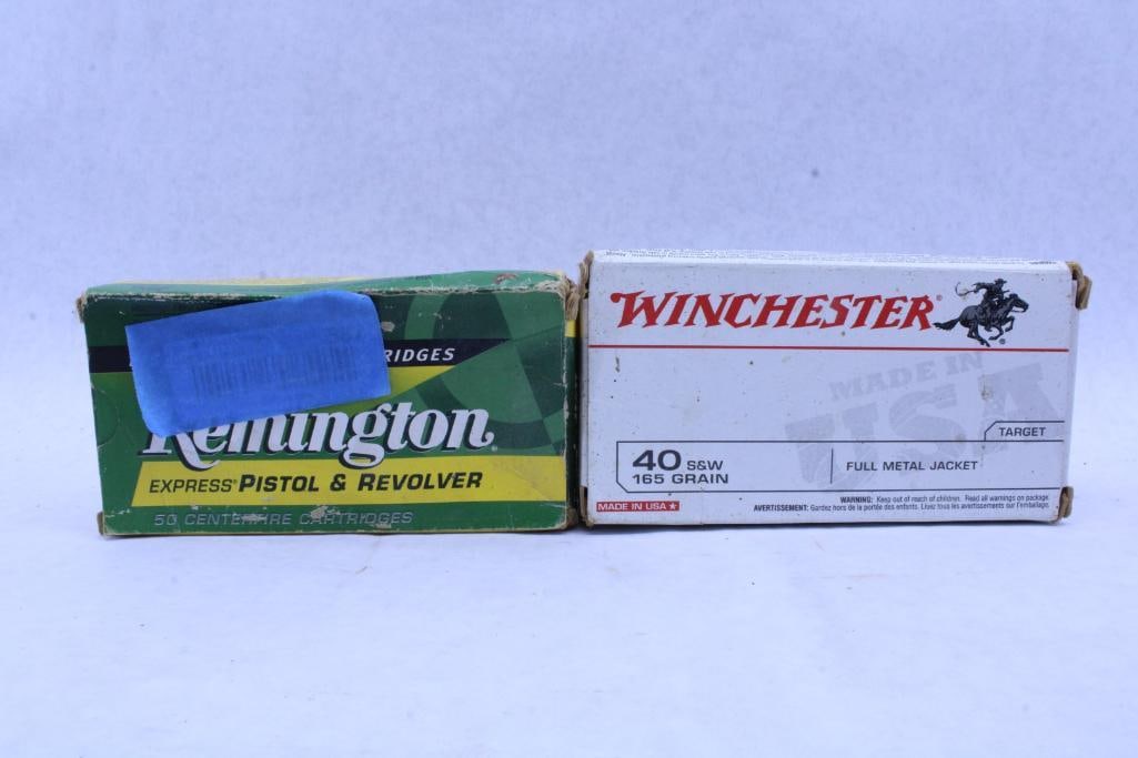 (87) .40 S&W Cartridges: a few need cleaning