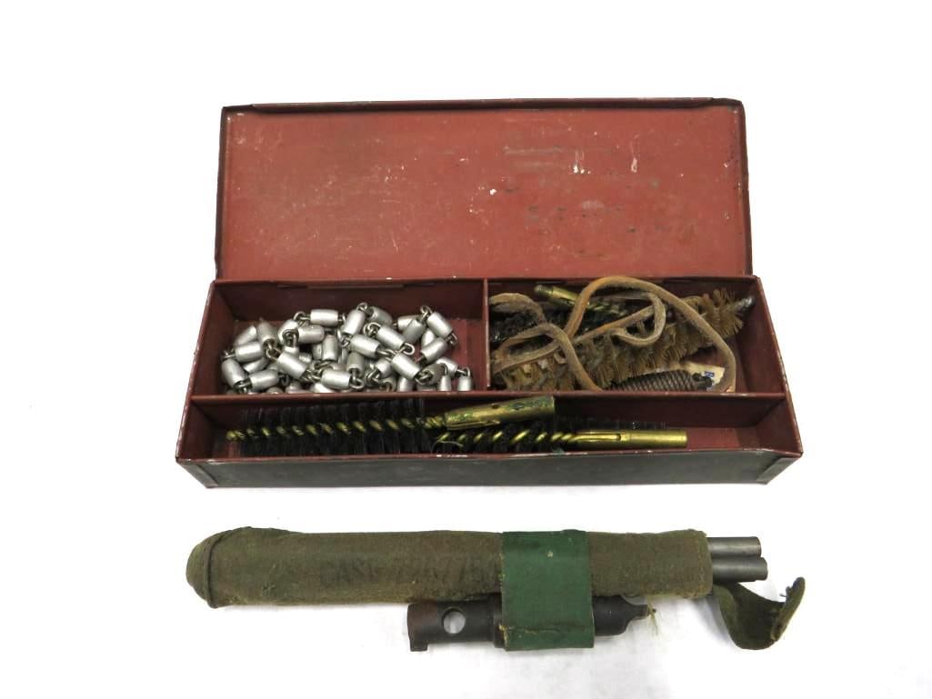 (2) WWII Rifle Cleaning Kits: German & U.S.