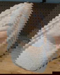 "Suazo's Hands" Rose Quartz Stone Sculpture by John Suazo
