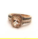 10K Rose Gold and Tourmaline Ring