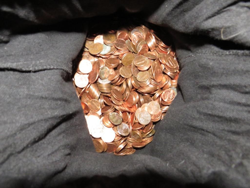 50# of Lincoln Cents: no wheats