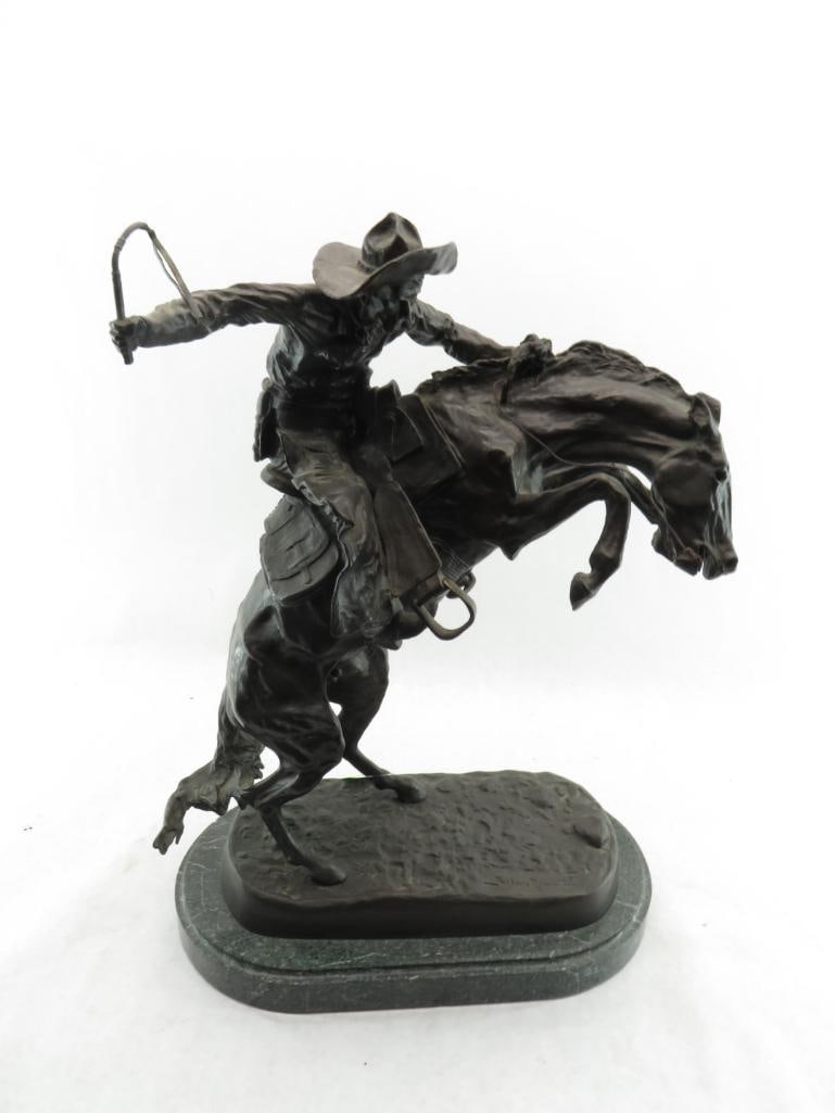 Frederic Remington Bronze "Bronco Buster" (1 of 7)