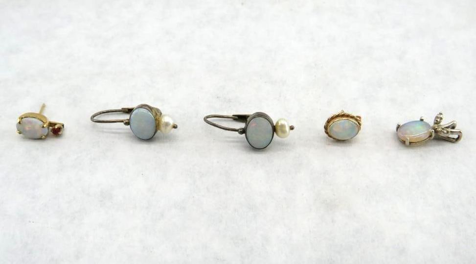 Gold, Silver and Opal Jewelry Lot (1 of 5)