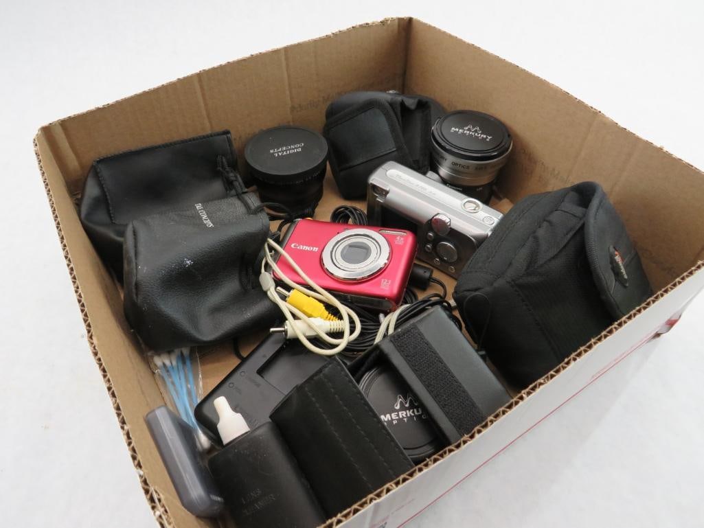 (2) Canon Digital Cameras and Assorted Wide Angle Lenses (1 of 20)