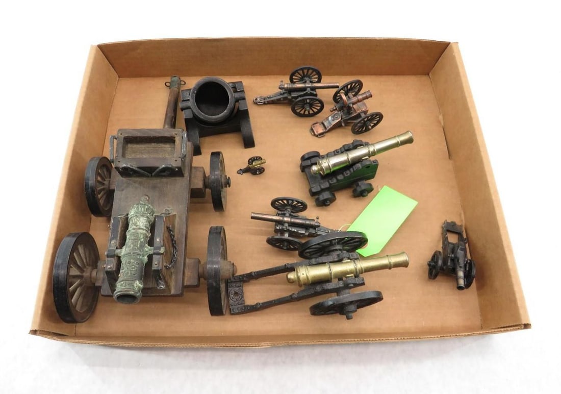 (9) Toy Cannons, Mortars and Artillery: (9) Toy Cannons, Mortars and Artillery