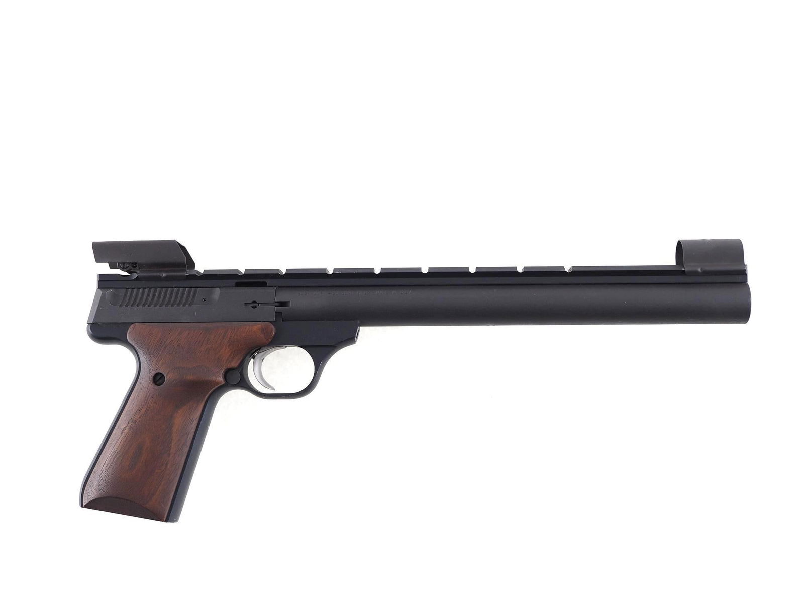 Browning Buck Mark Silhouette Semi-Automatic Pistol: s.n. 655NY28165, .22 LR, 9.875" target barrel with adjustable rear sight, with (1) Browning magazine, in factory box. Modern (25-0440)