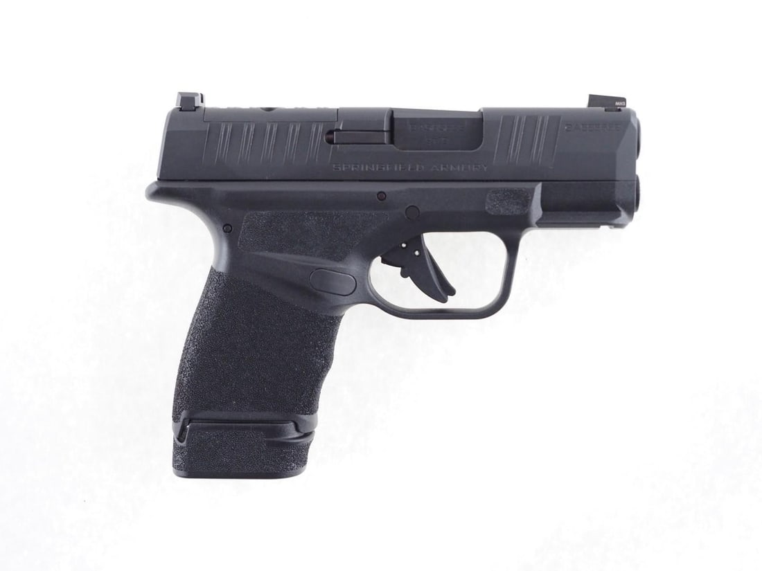 Springfield Armory Hellcat Semi-Automatic Pistol: s.n. BA585659, 9mm, with Hex Wasp micro red dot optic, (2) 13 round magazines and the factory box. Modern (25-0620)