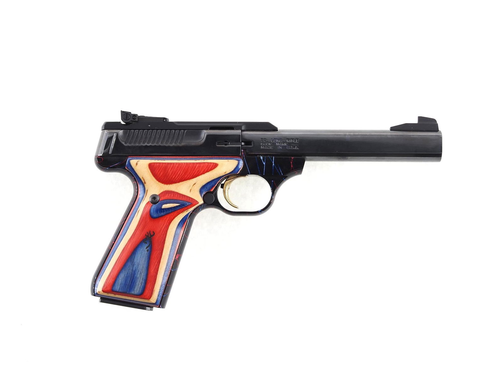 Browning Buck Mark Semi-Automatic Pistol: s.n. 515MT16681, .22 LR, 5.5" barrel with adjustable rear sight, with (1) Browning magazine in the factory hard case. Modern (25-0425)