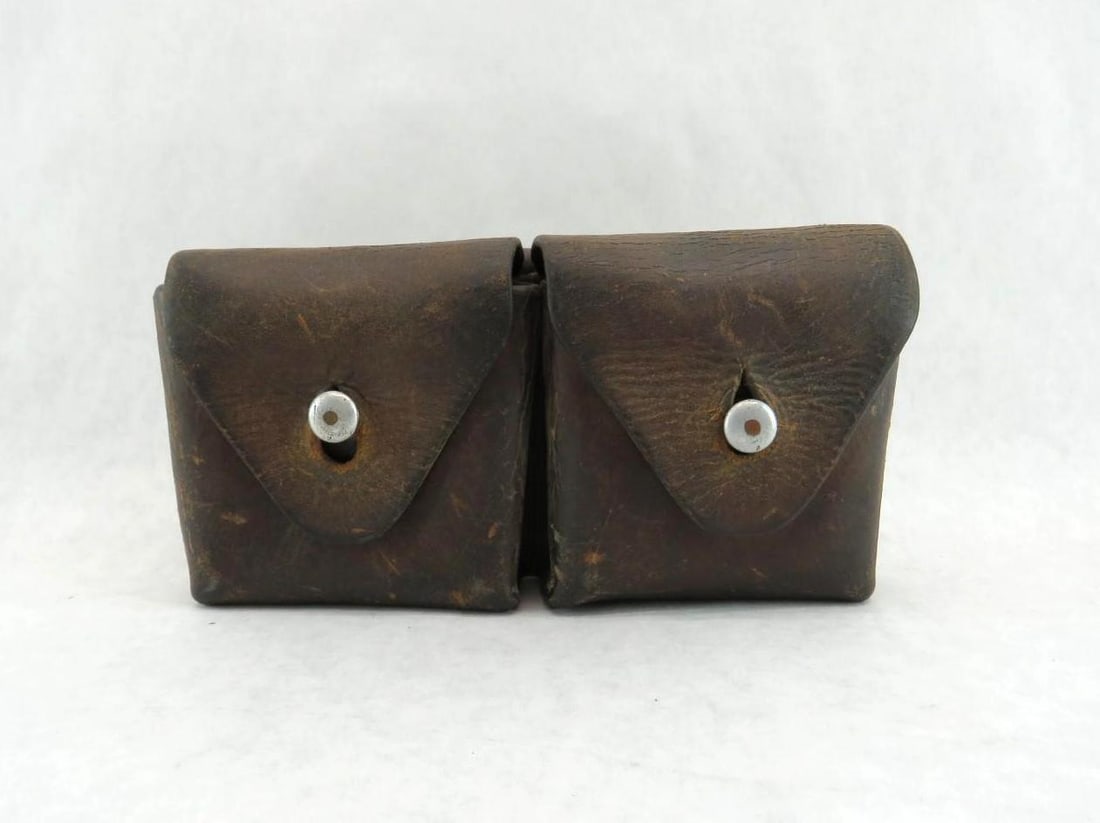 Vintage Swiss Leather Cartridge Pouch (1 of 5)