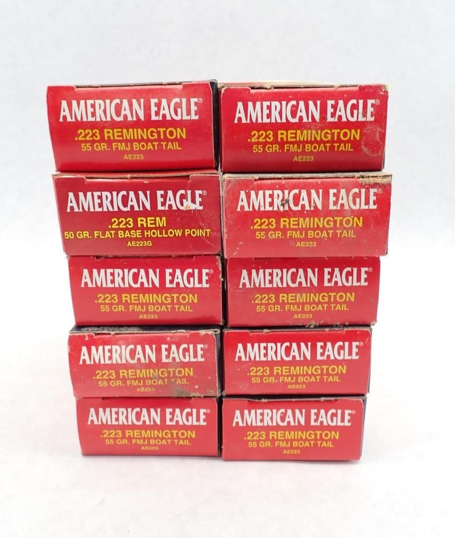 (10) Boxes of American Eagle .223 Remington Cartridges (1 of 4)