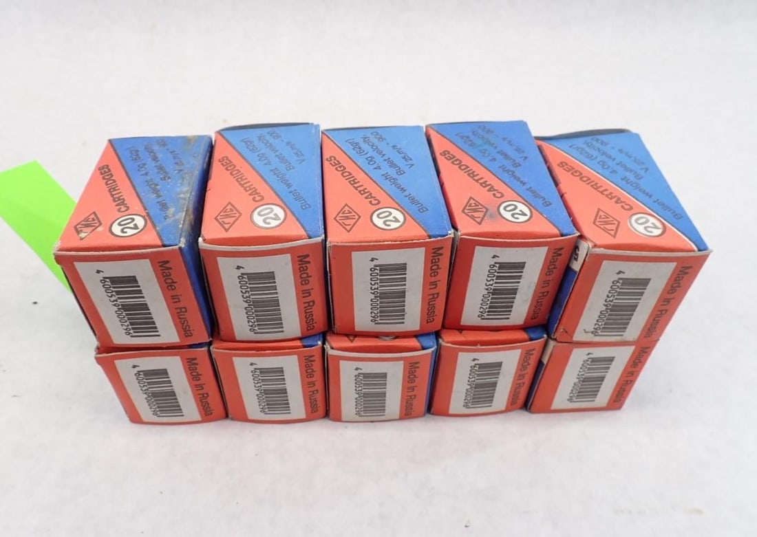 (10) Boxes of 5.56 Cartridges: steel cases