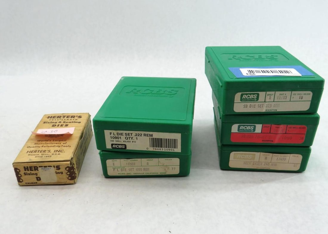 (4) Sets of Reloading Dies & Assorted Press Accessories (1 of 20)