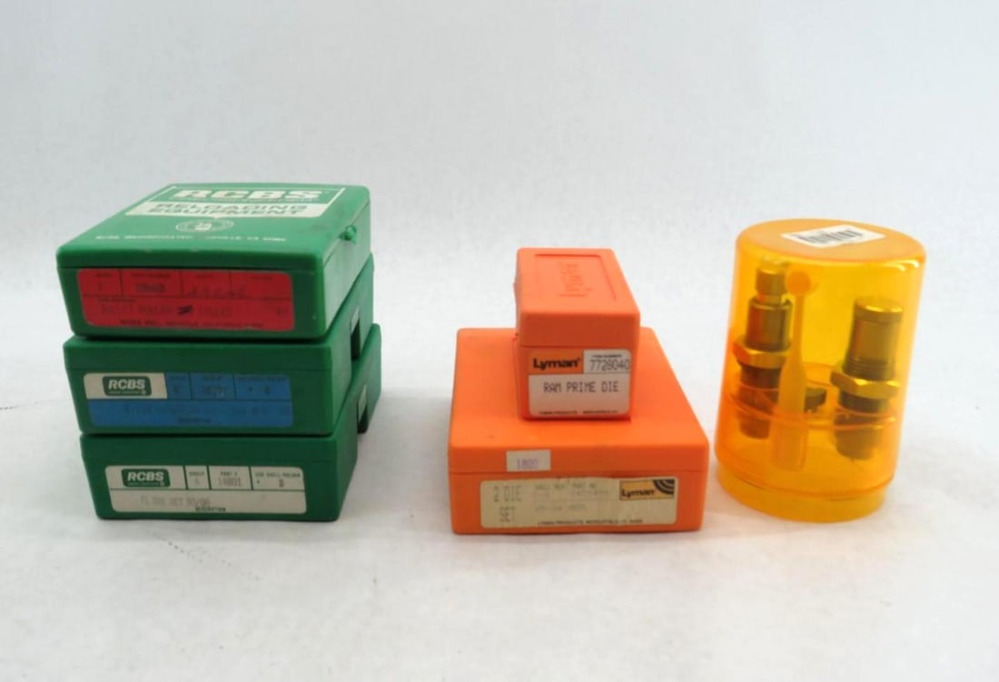 (4) Sets of Reloading Dies & Assorted Press Accessories (1 of 20)