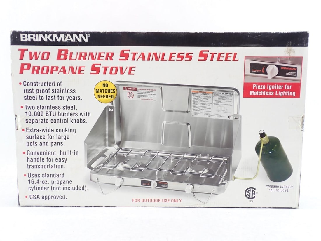 Brinkman Two Burner Stainless Steel Propane Stove (1 of 2)