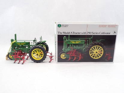 Precision Classics Model A Tractor with 290 Series Cultivator: 1/16, appears new in the box 
