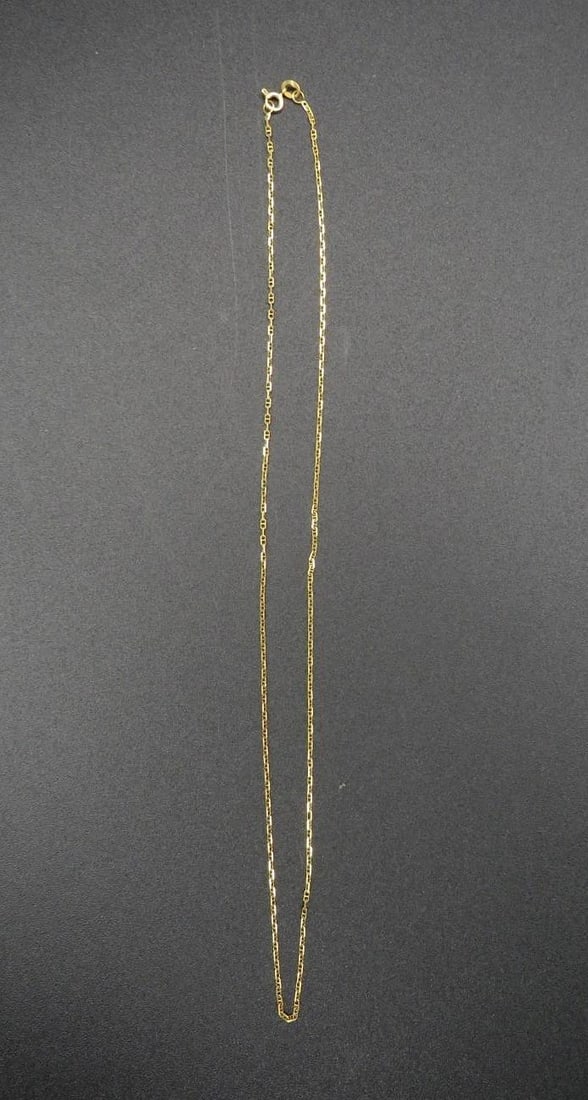 14K Yellow Gold Chain Link Necklace (1 of 3)