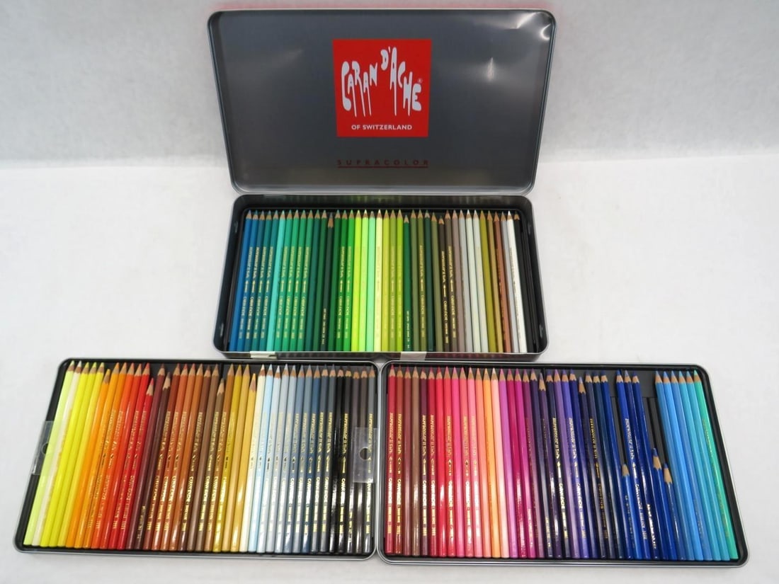 Caran d'Ache (120) Pc. Supracolor II Soft Watercolor Pencil Set: Caran d'Ache (120) Pc. Supracolor II Soft Watercolor Pencil Set