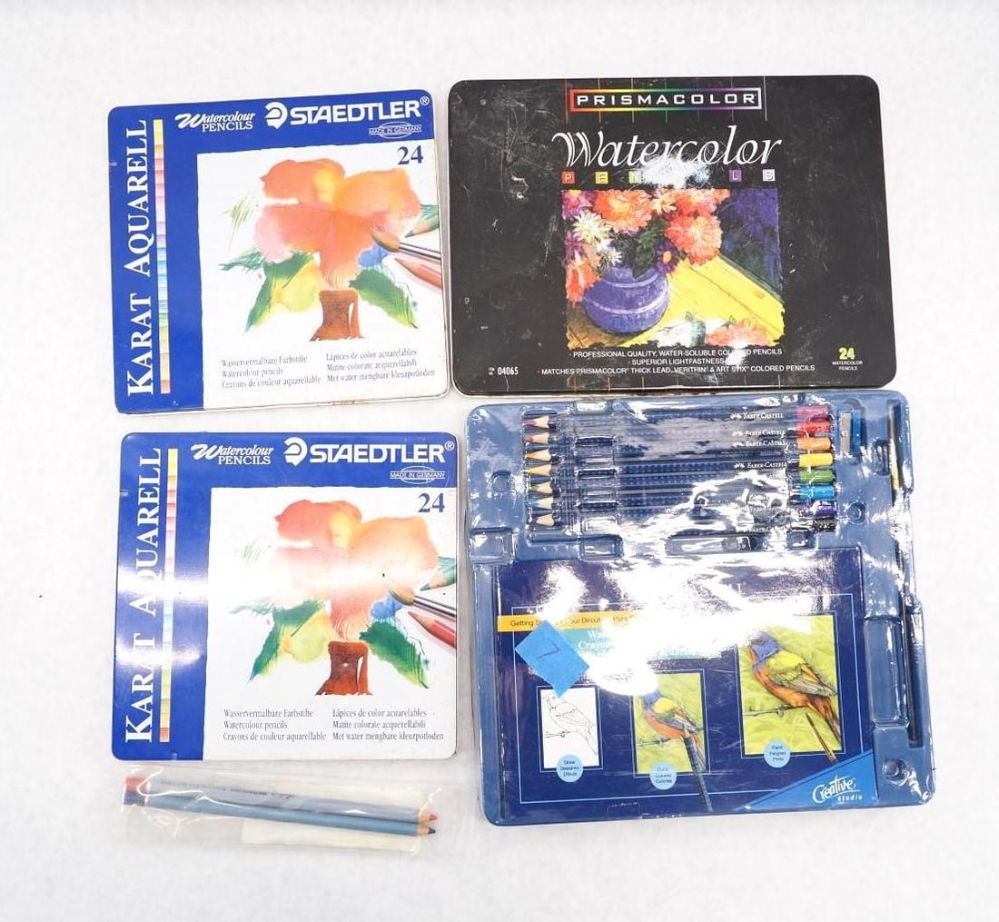(80)+/- Watercolor Pencils: (80)+/- Watercolor Pencils