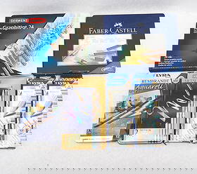 (6) Color Pencil Sets: Derwent, Faber-Castell & Lyra; (82) pcs.