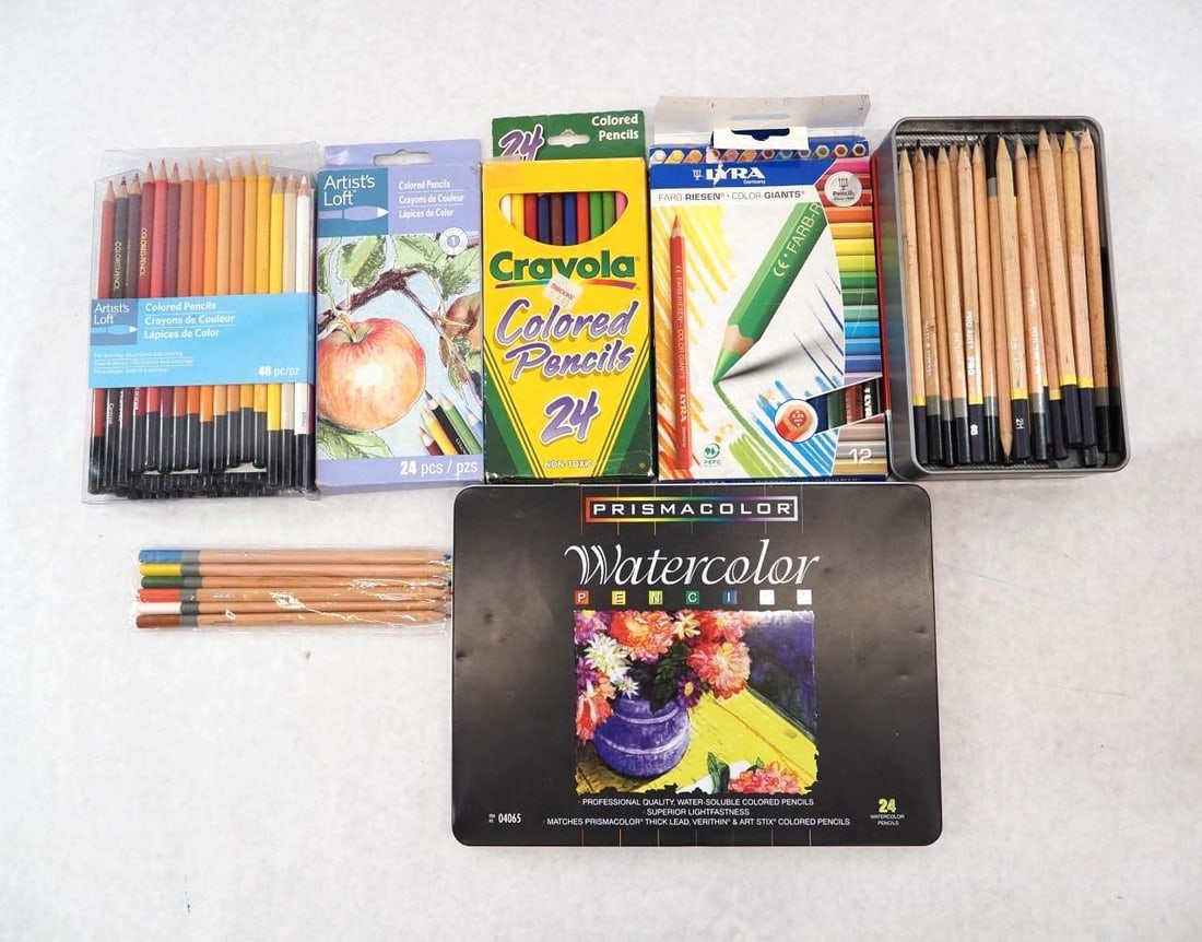 (6) Pencil Sets: (139) pcs.
