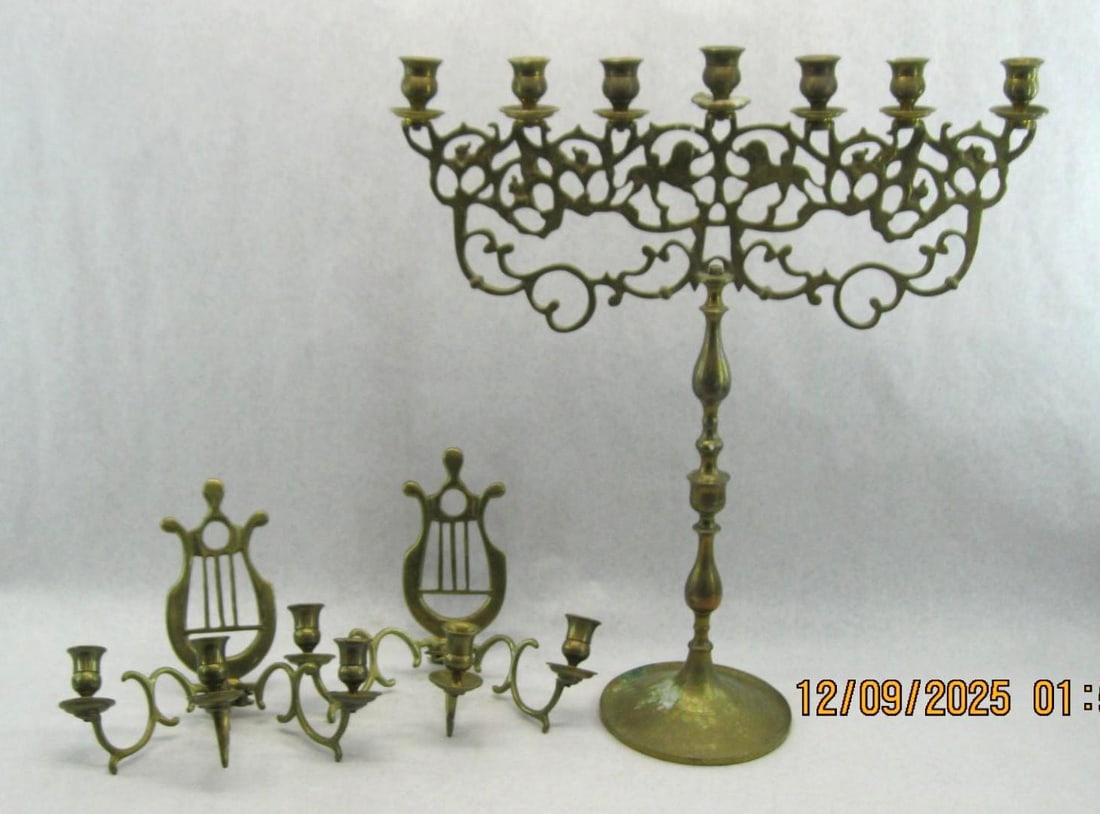 Brass Candelabra & Wall Sconces (1 of 6)