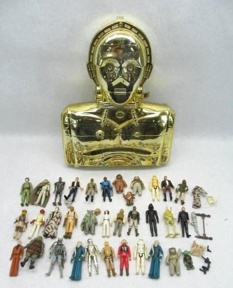 Vintage Star Wars Figures in C-3PO Case (1 of 8)