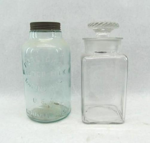 Large Horlicks Jar & Country Store Candy Jar (1 of 7)
