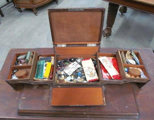 Sewing Box & Contents (1 of 6)