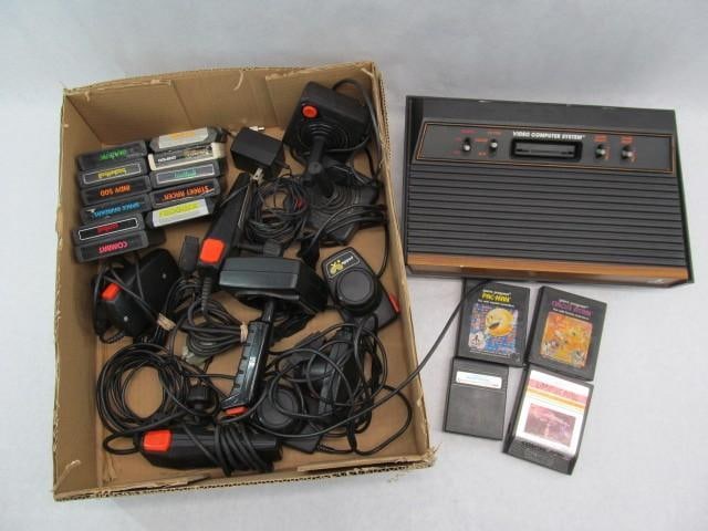 Atari 2600 w/15 Games and Joysticks (1 of 8)