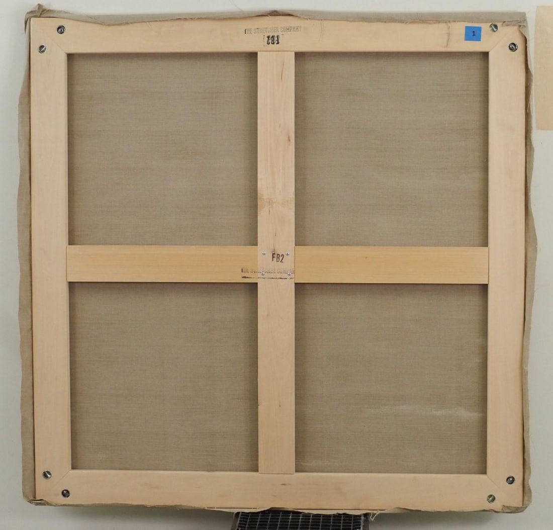 Fran Bull Oil On Canvas Painting - 6