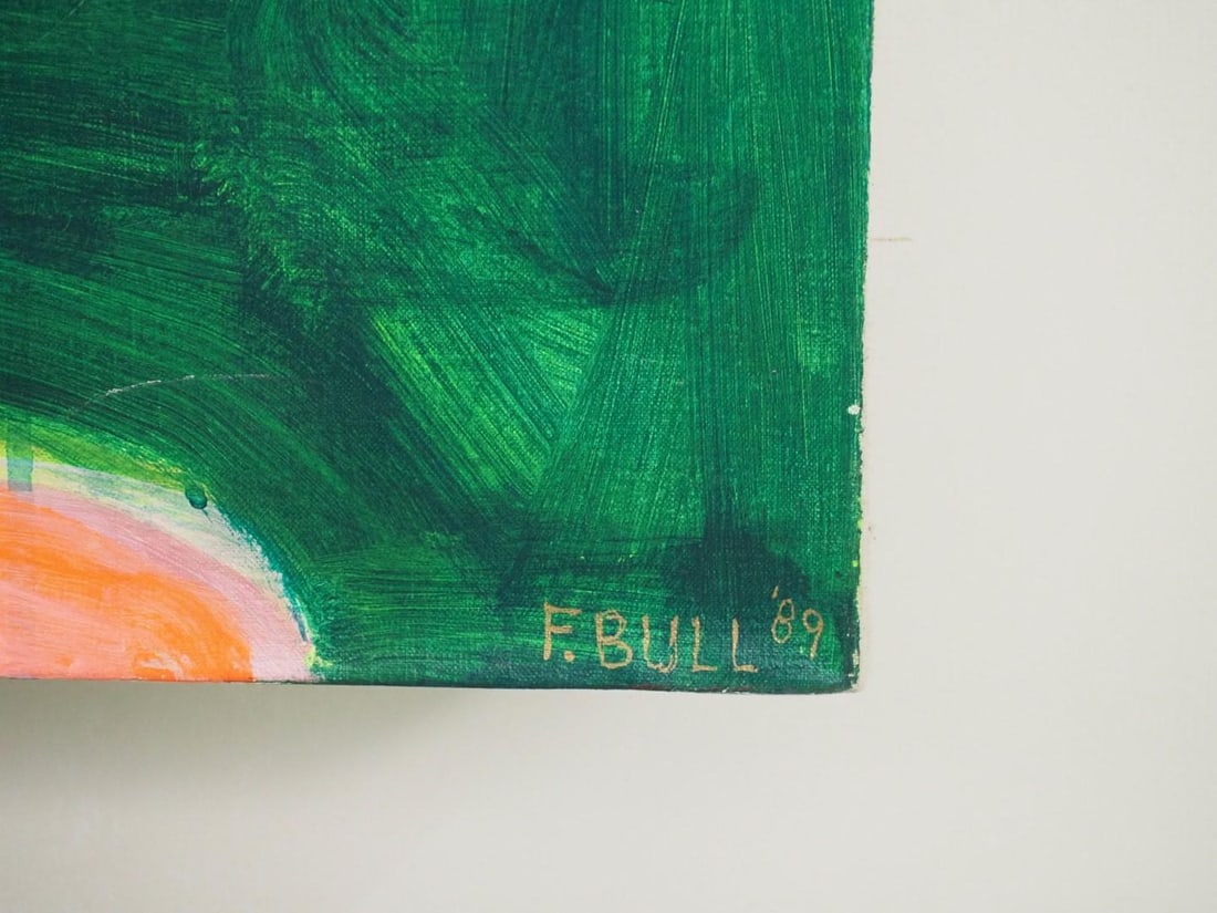 Fran Bull Oil On Canvas Painting - 4