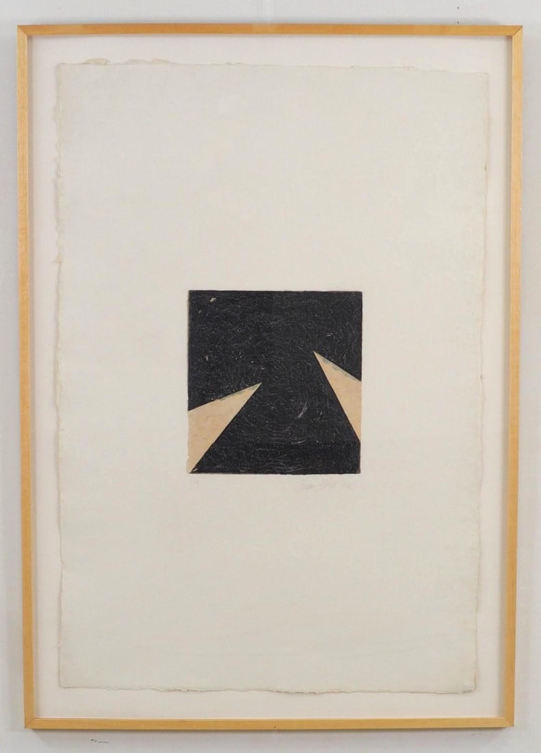 Fran Bull Print on Pressed Paper: "Trozos 4", 1/7, SLR, "Fran Bull '08", 54 5/8" x 38 5/8" Framed 