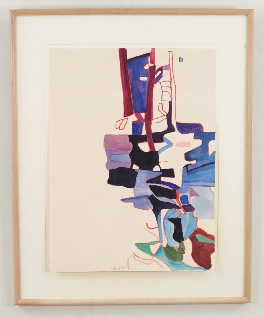 Fran Bull Acrylic on Paper Painting - 2