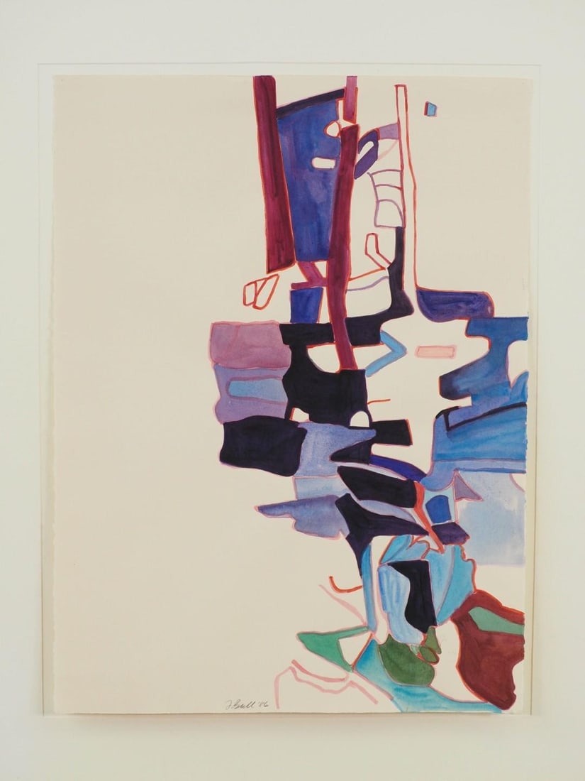 Fran Bull Acrylic on Paper Painting - 4