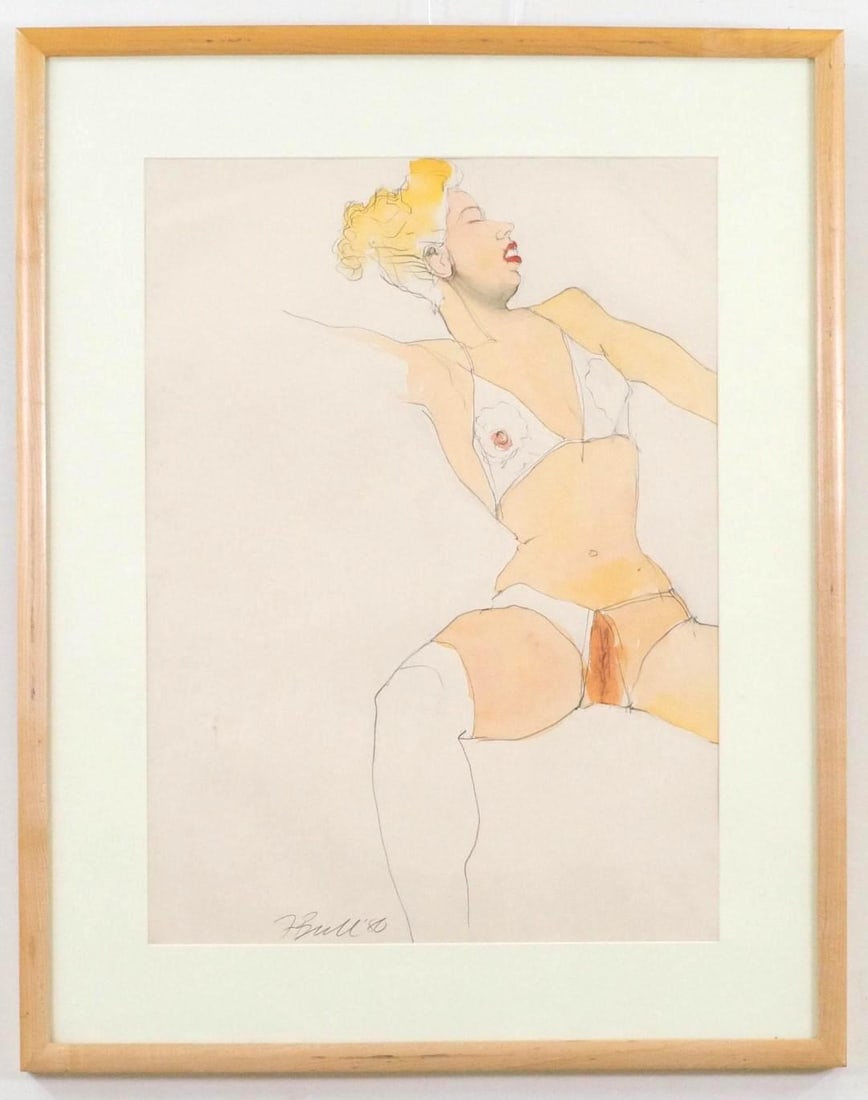 Fran Bull Pencil & Water on Artist Board - 2