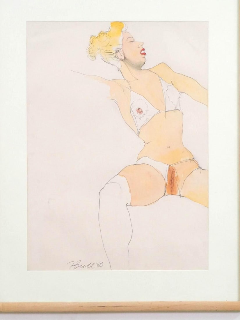 Fran Bull Pencil & Water on Artist Board - 3