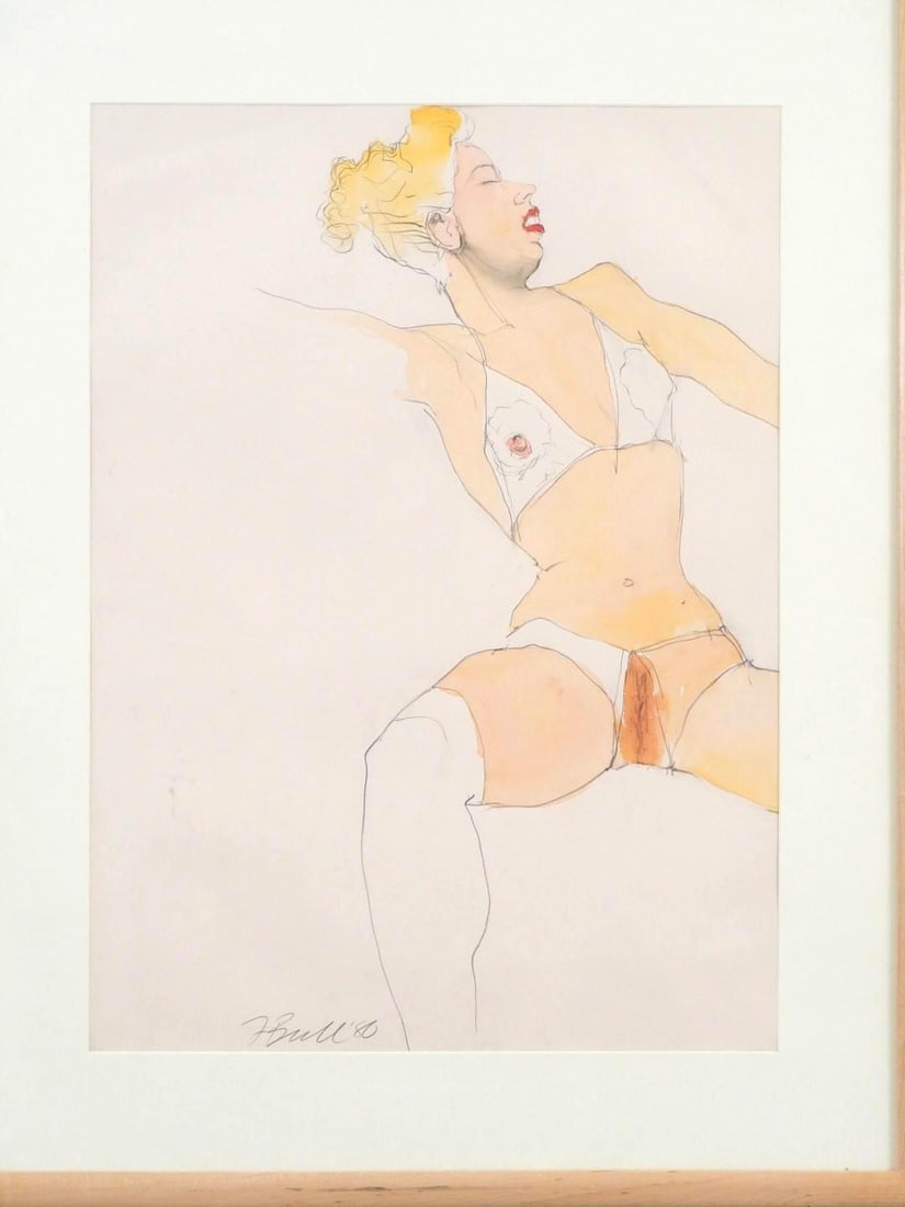 Fran Bull Pencil & Water on Artist Board - 4