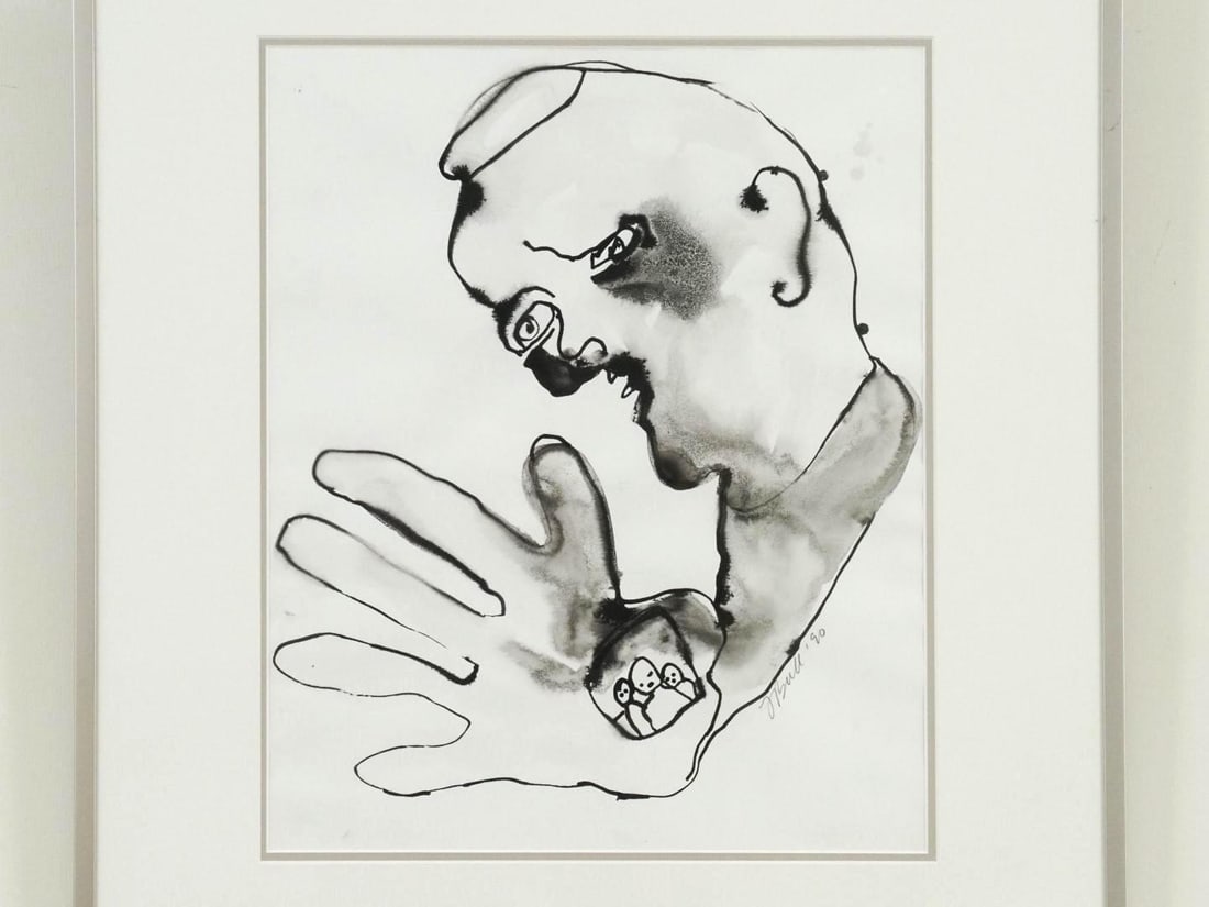 Fran Bull India Ink on Paper - 3